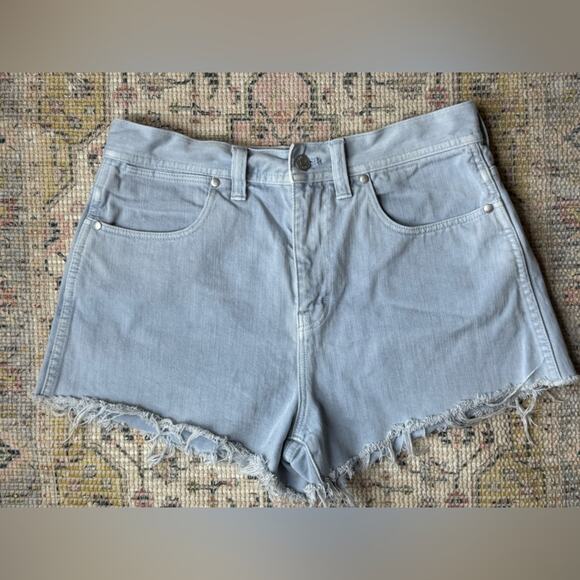 Madewell x Where I Was From Light Wash Denim Cut Off Shorts Women’s Size 28 - Picture 1 of 5